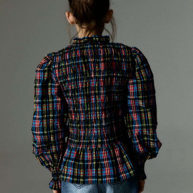 Mars Blouses - Ruby Dusk Tartan