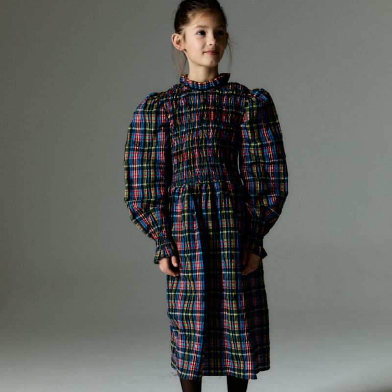 Mars Dress - Ruby Dusk Tartan