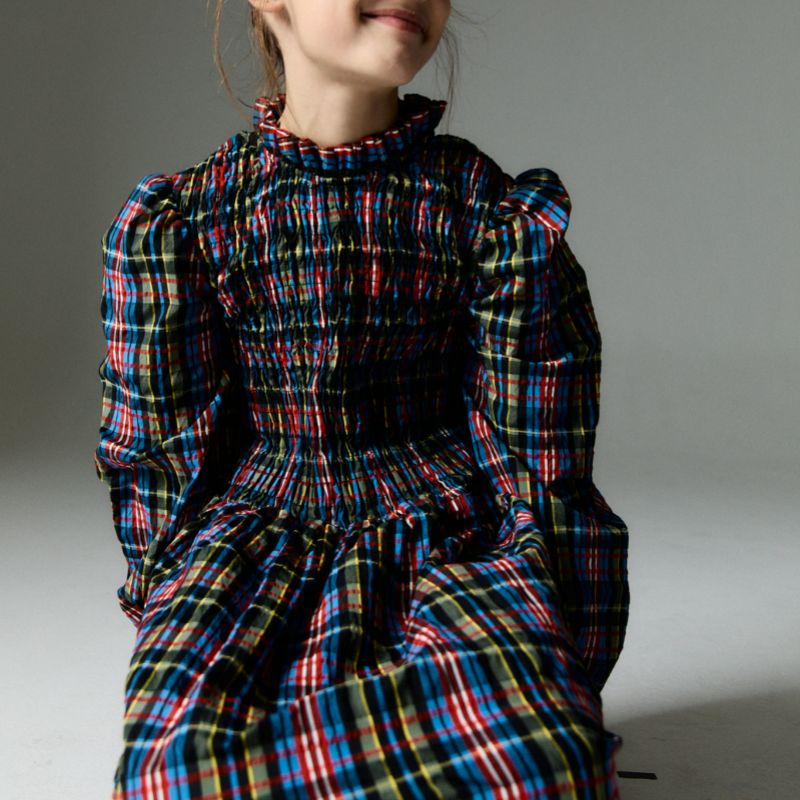 Mars Dress - Ruby Dusk Tartan
