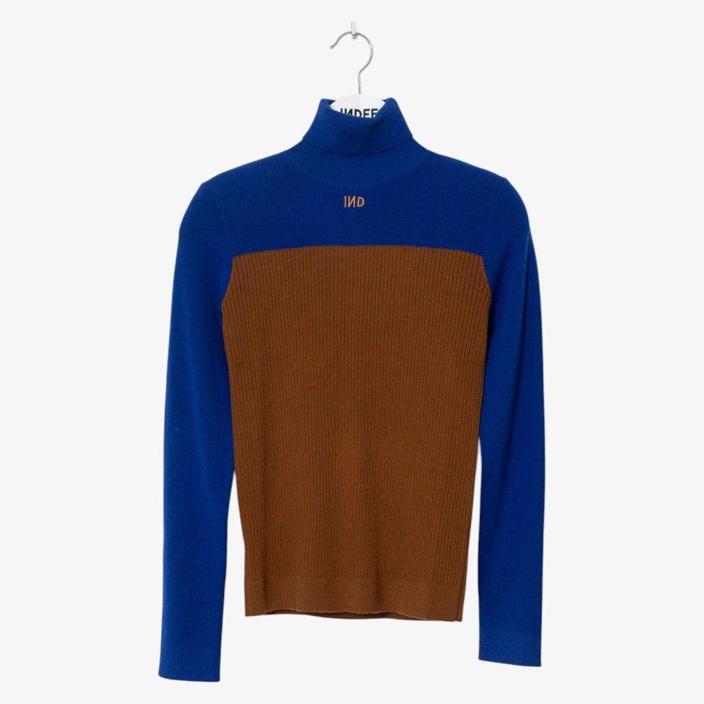 High Neck Sweater - Caramel