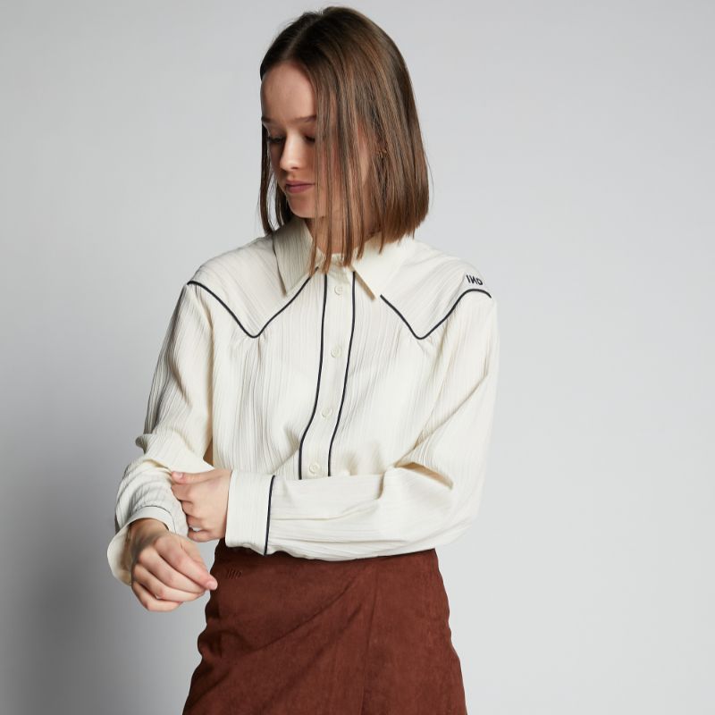 Piping Shirt - Off White