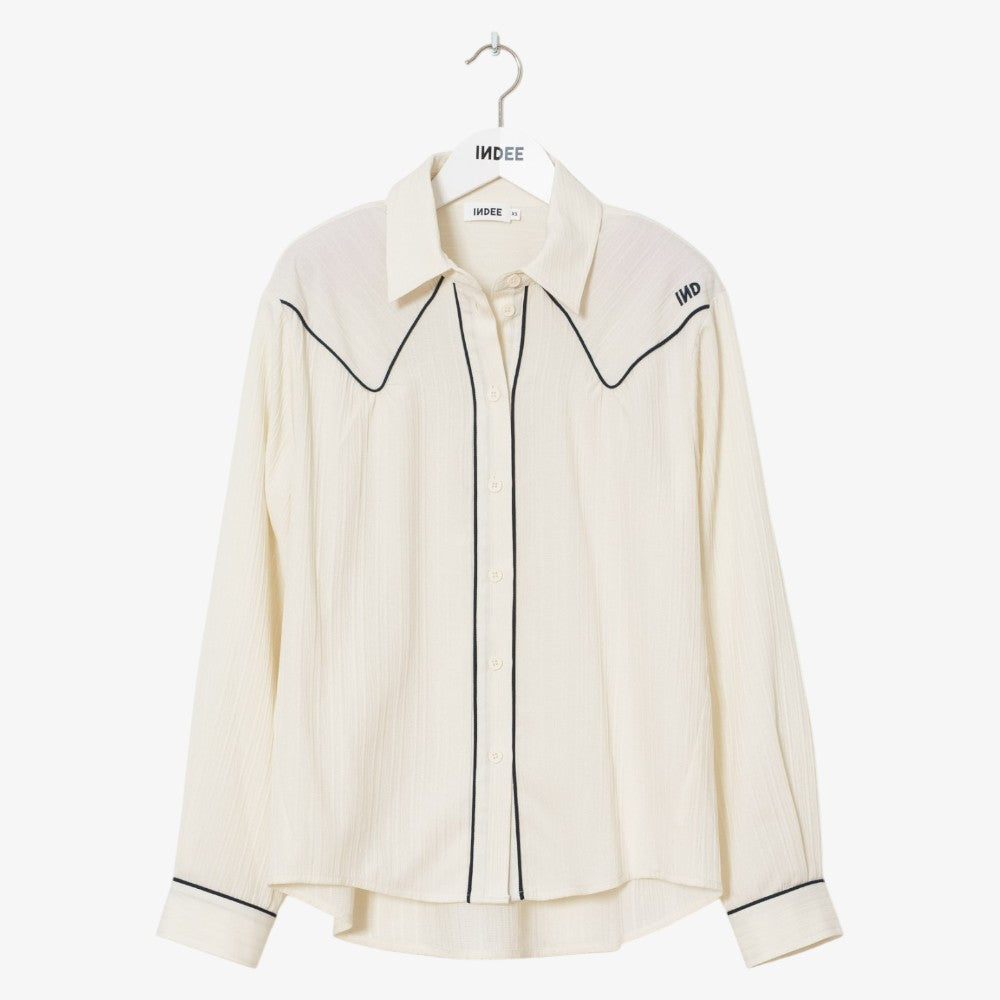 Piping Shirt - Off White