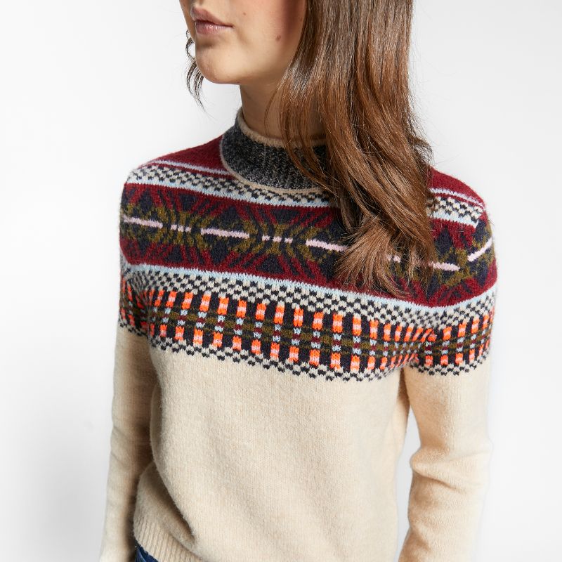 Jaquard Sweater - Off White
