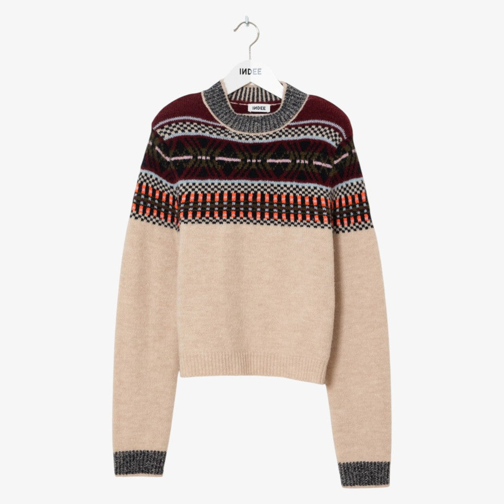 Jaquard Sweater - Off White