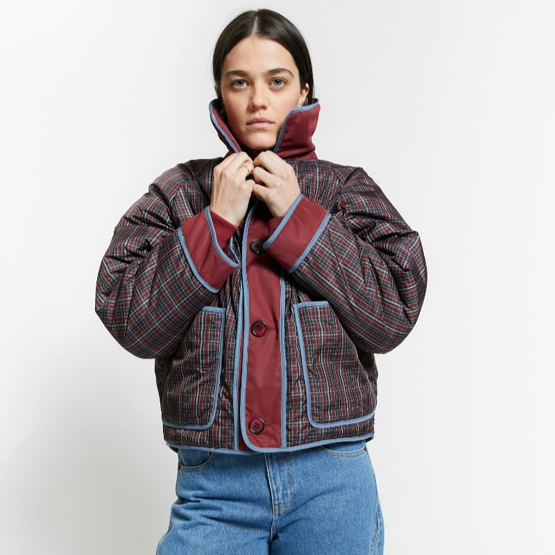 Reversible Jacket - MERLOT RED