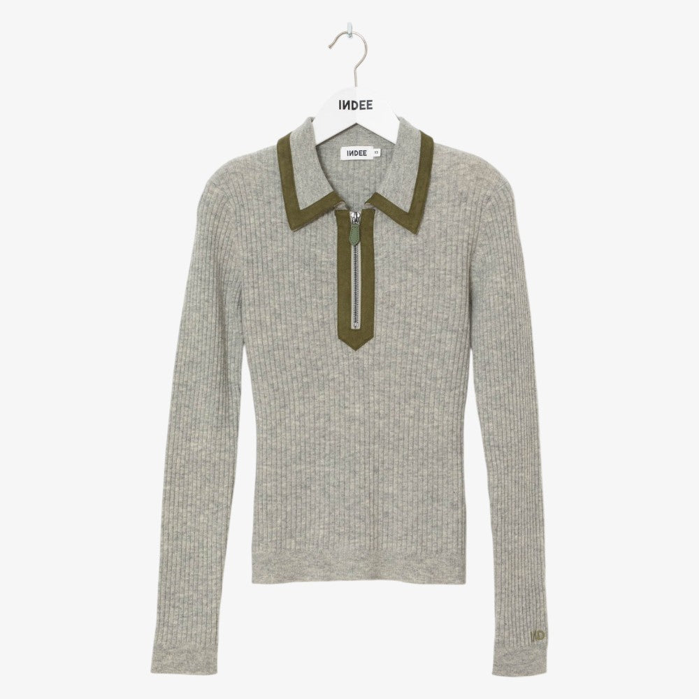 Outline Polo - Grey