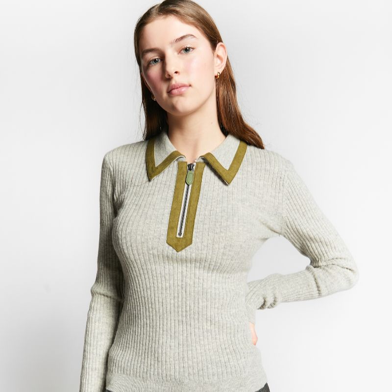Outline Polo - Grey
