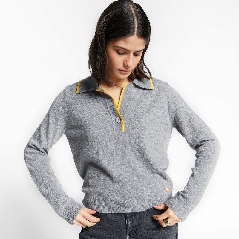Collar Polo - Grey