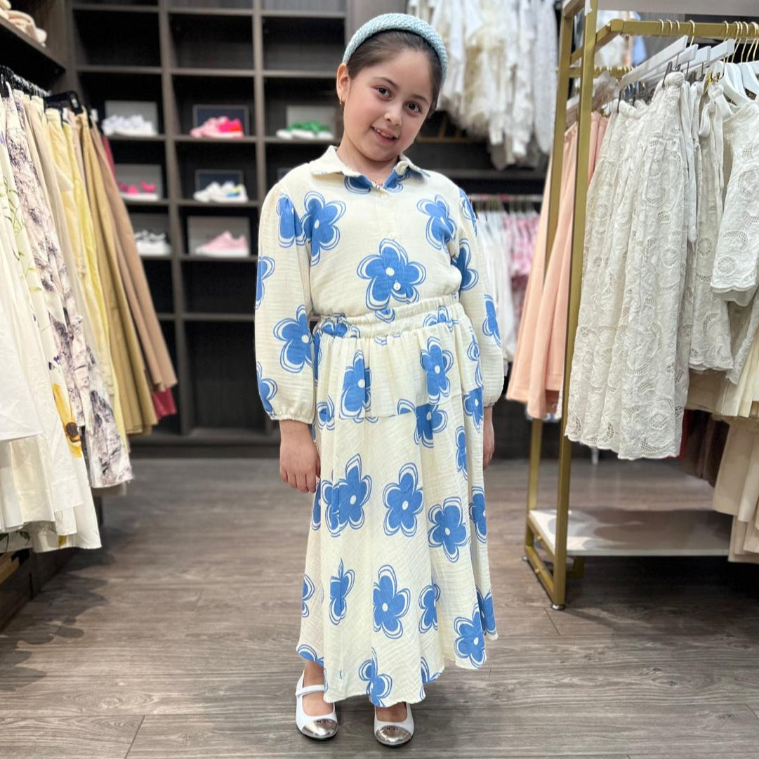 Muslin Top - Blue