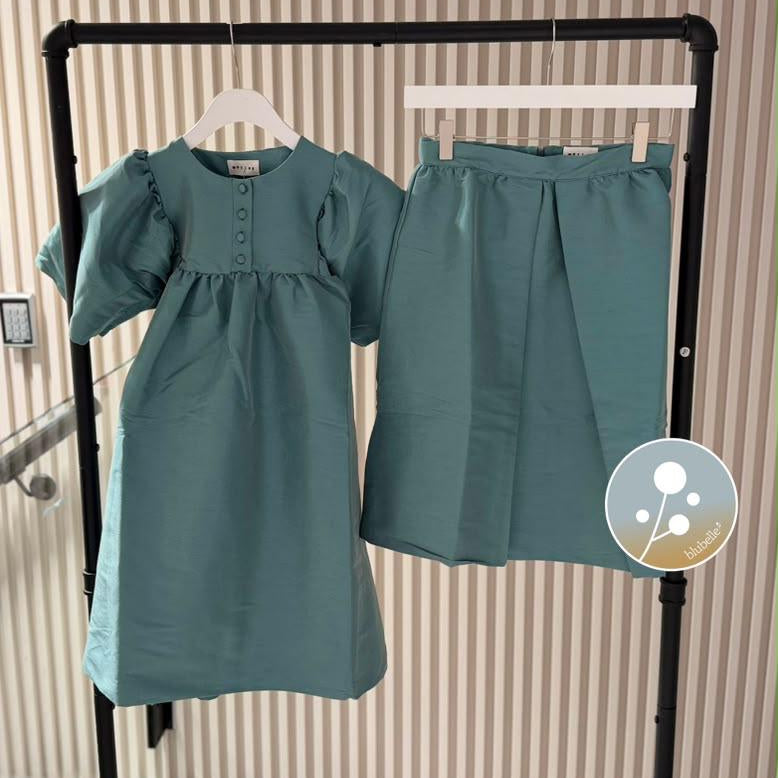 Ydol Long Dress - Green