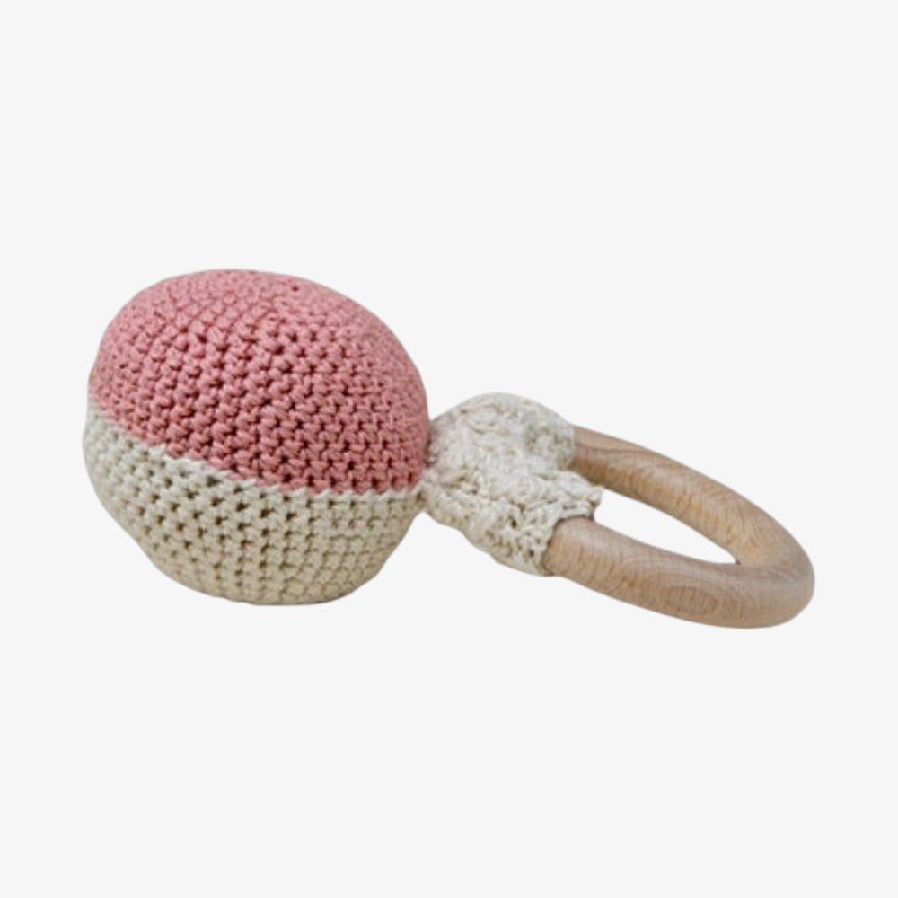 Round Rattle - Blush