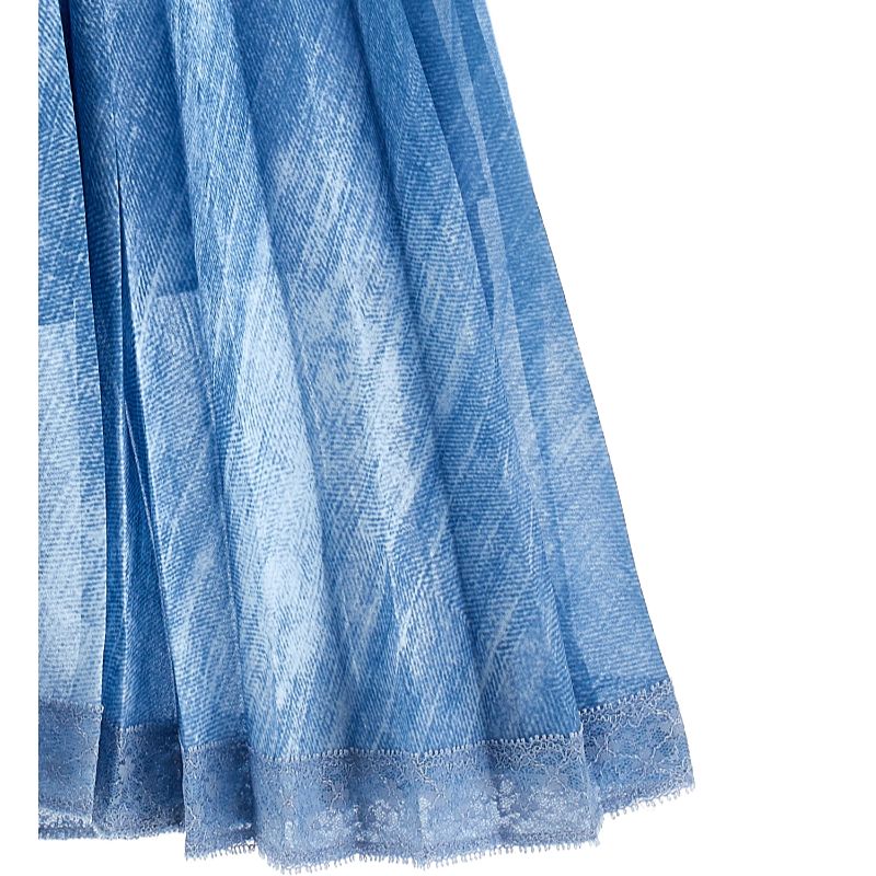 Pleated Skirt - Blue