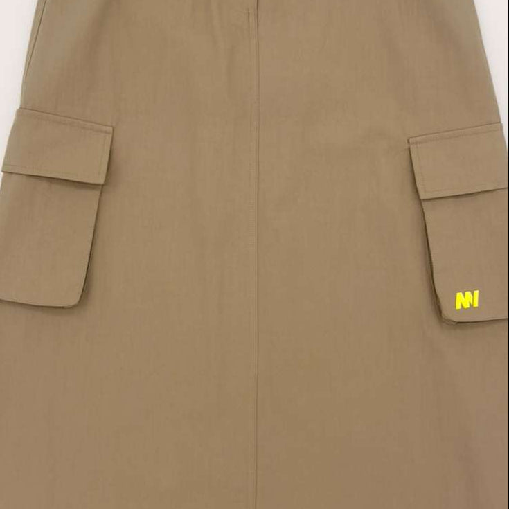 Cargo High Skirt - Beige