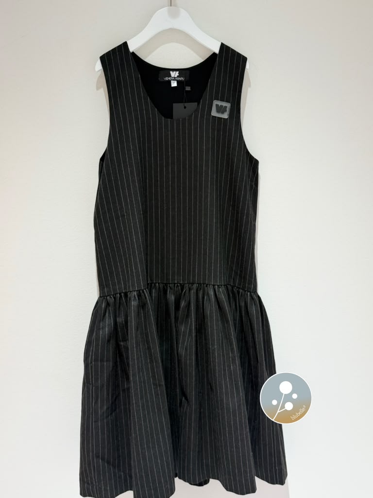 V Dress - Grey