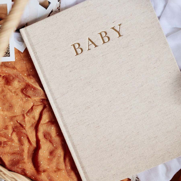 Birth To Five Years Baby Journal - Oatmeal