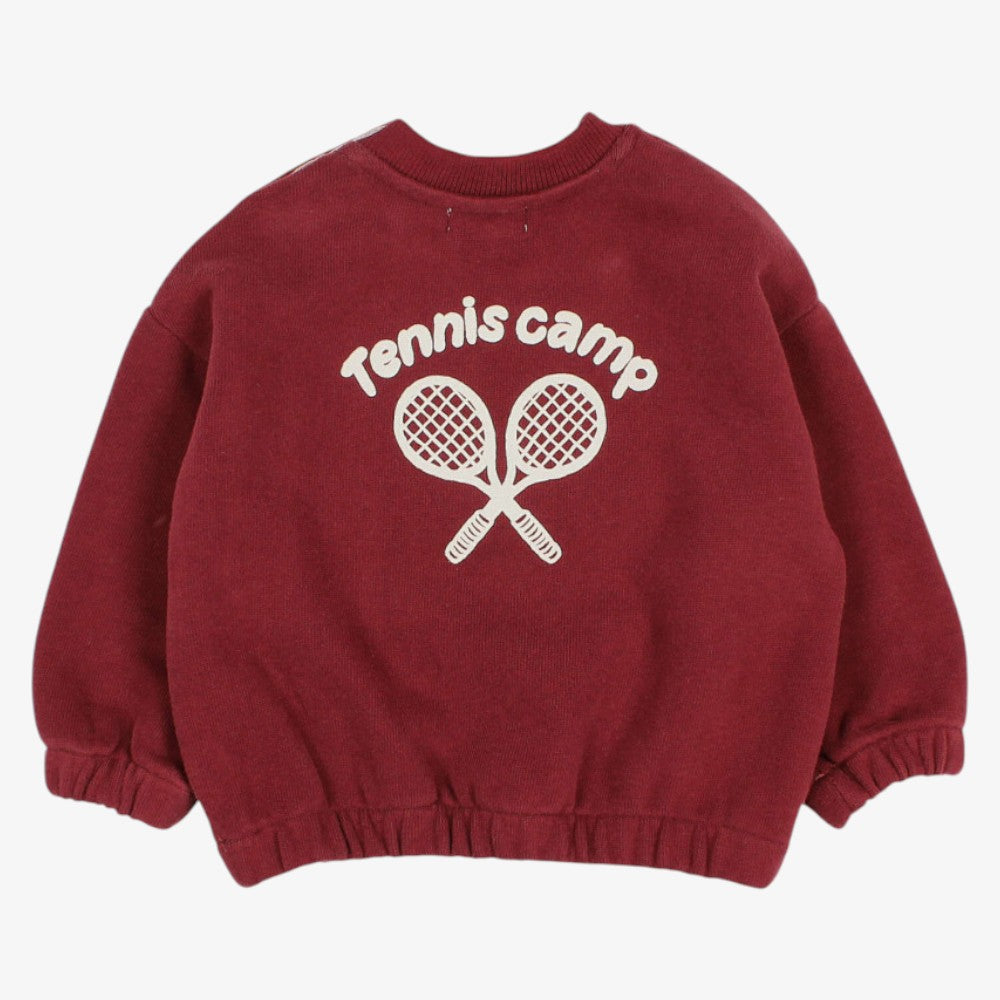 Tennis Sweatshirt - Pomegranate