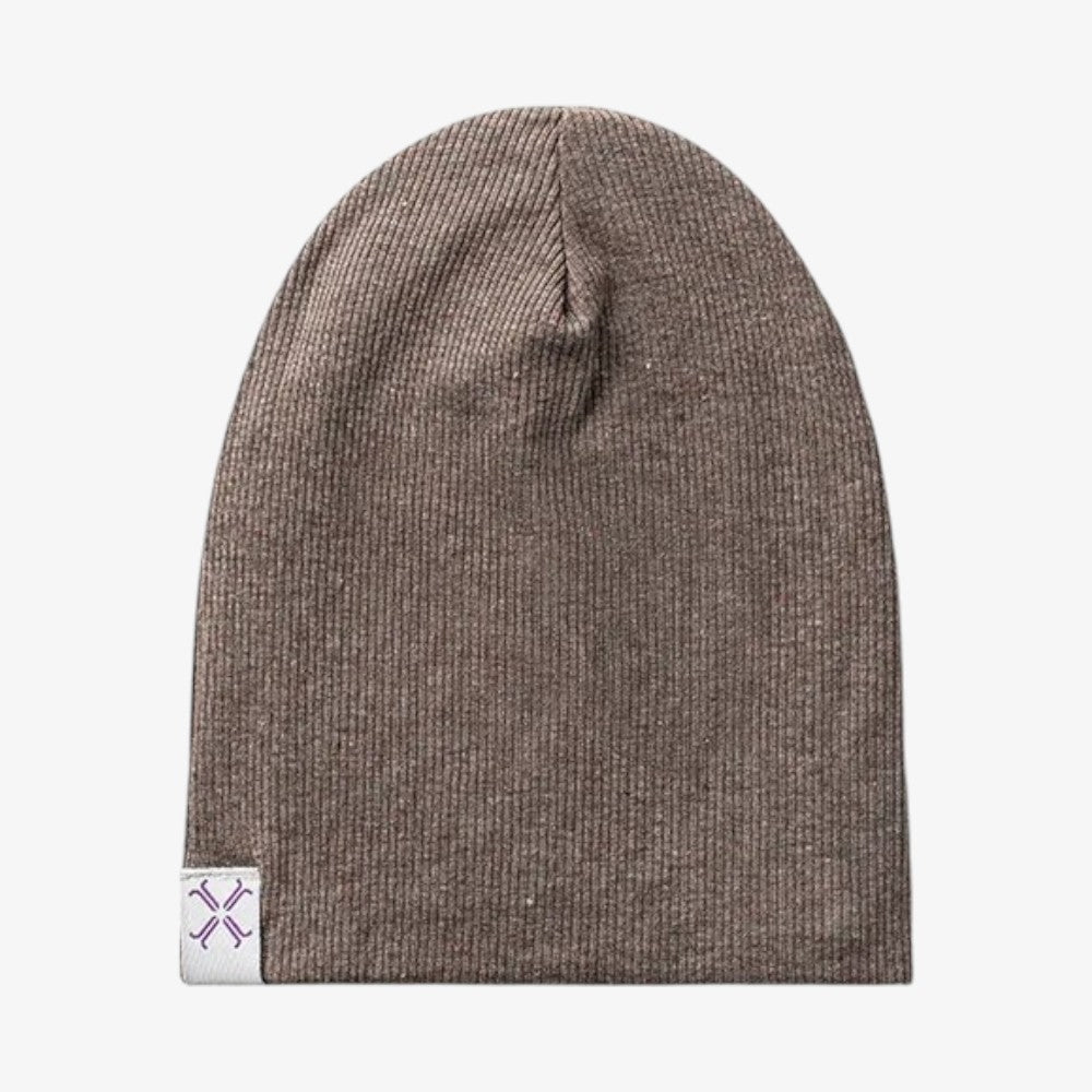Rib Beanie - Maple