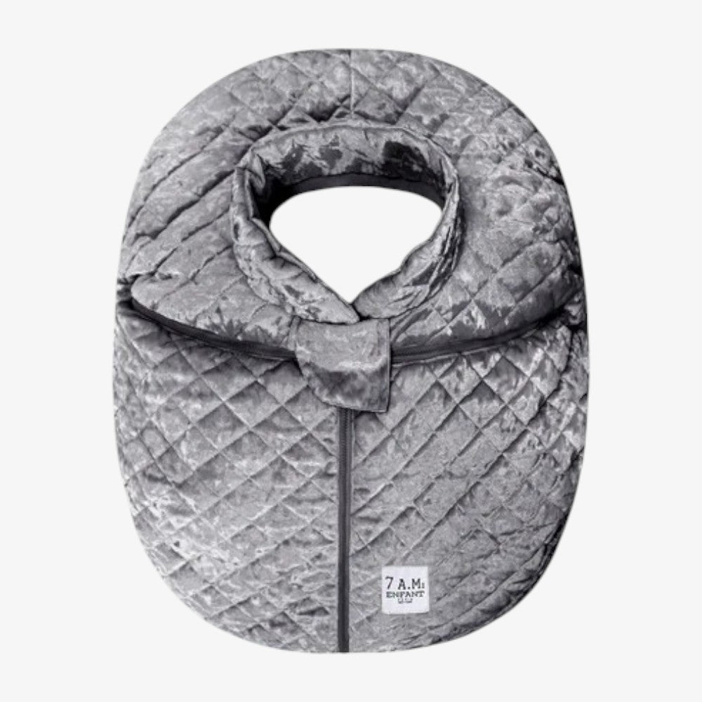 Car Seat Cacoon Quilted - Grey