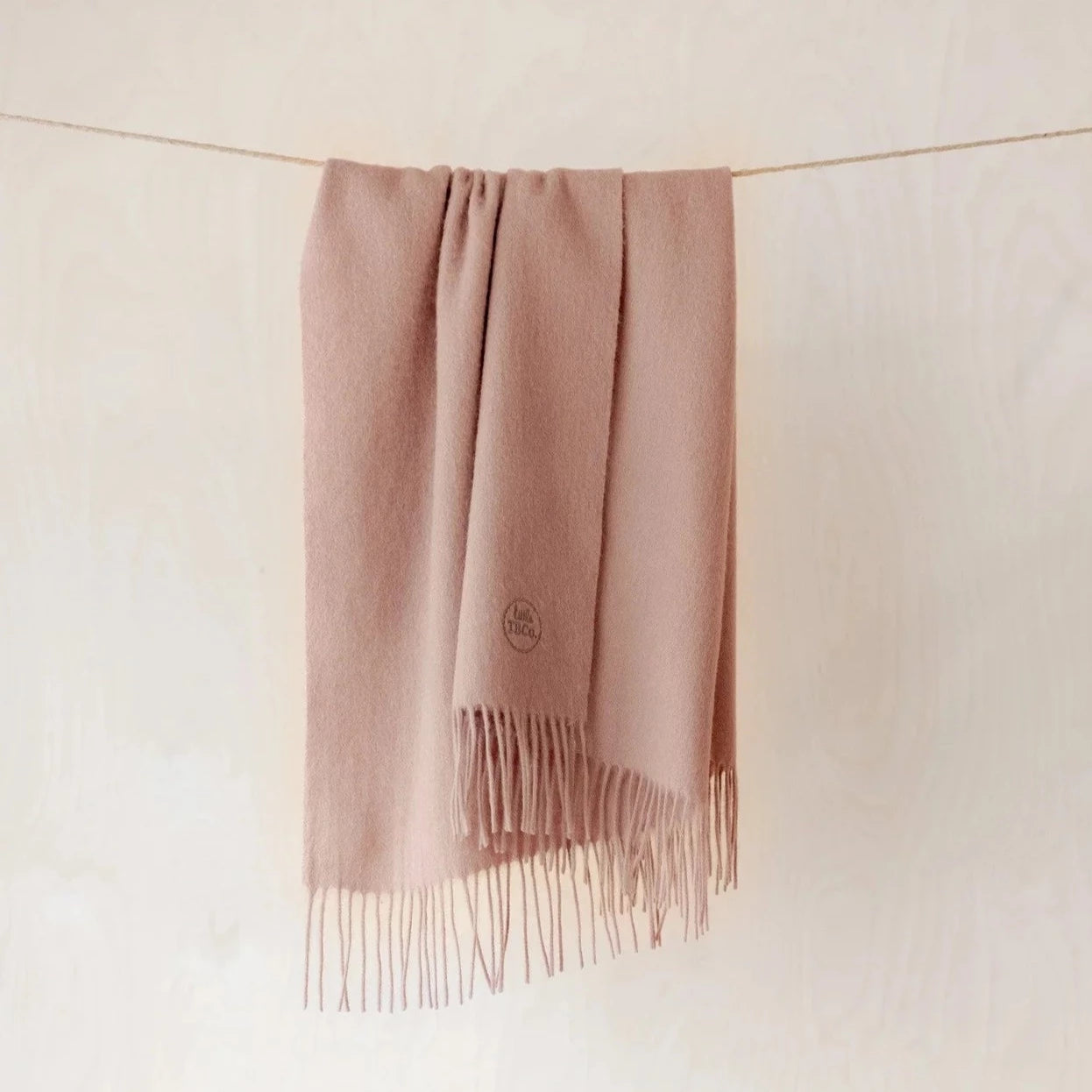 Lambswool Blanket - Blush