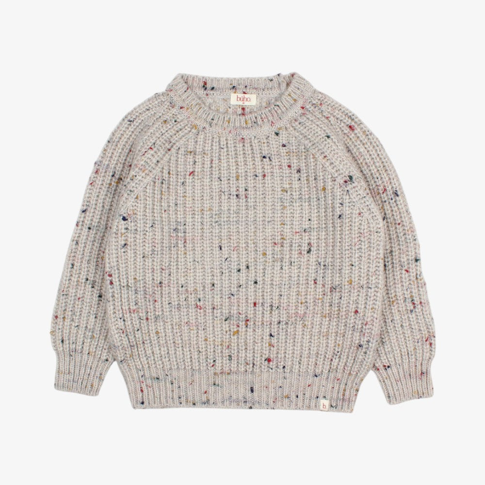 Wool Sweater - Pearl Grey