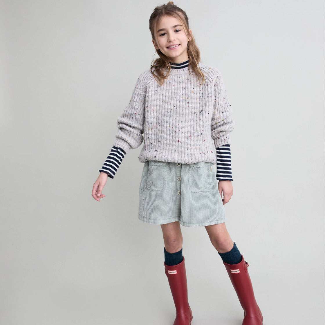 Wool Sweater - Pearl Grey