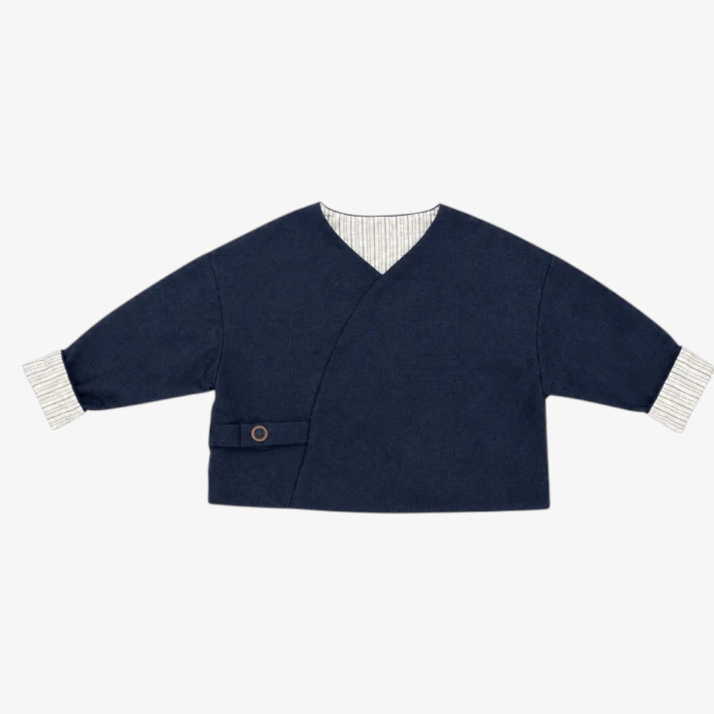 Wrap Blazer - Blue