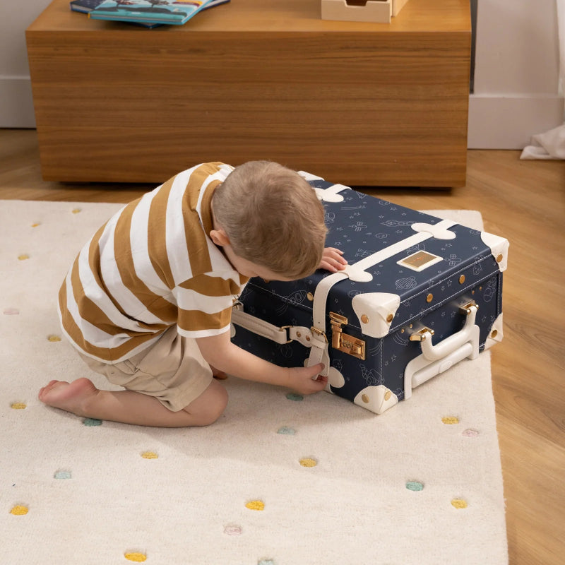 Leather Carry on Suitcase - Space