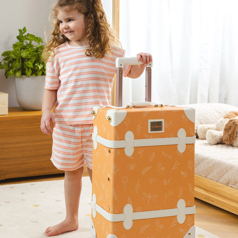 Leather Carry on Suitcase - Nature