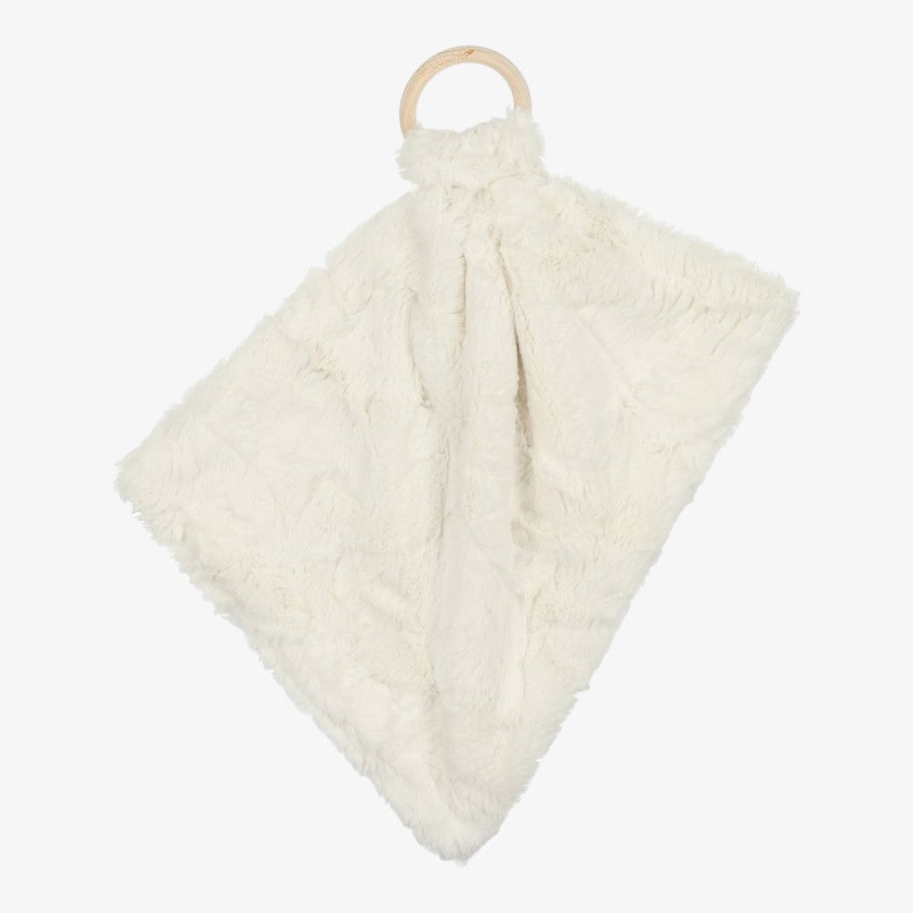 Mini Lux Furs With Wooden Ring - Natural