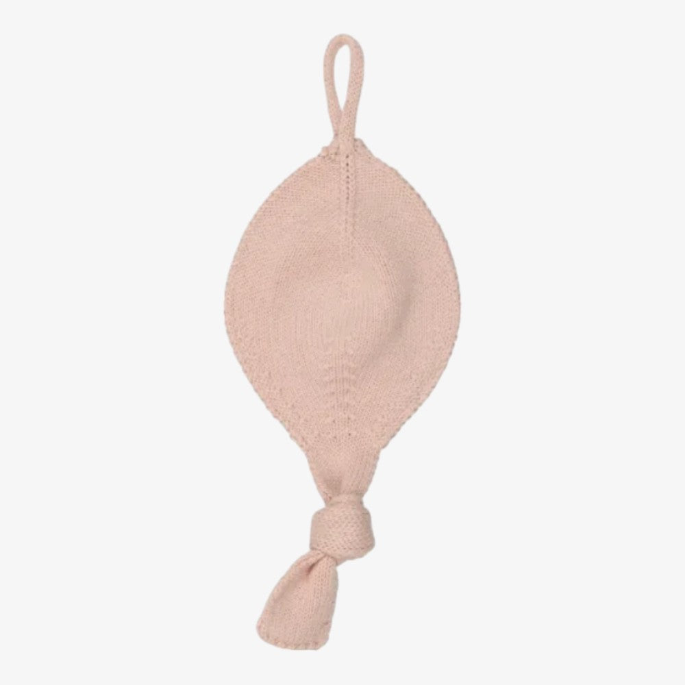 Knit Paci Holder - Blush