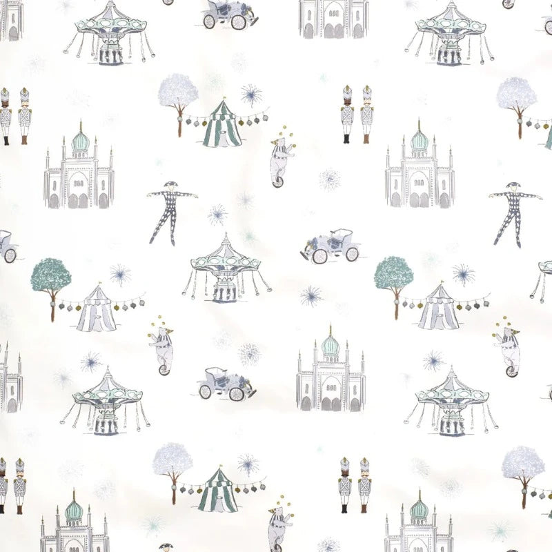 Adventures In Wonderland Duvet Set - Aqua