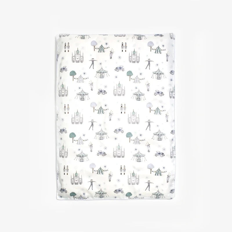 Adventures In Wonderland Duvet Set - Aqua