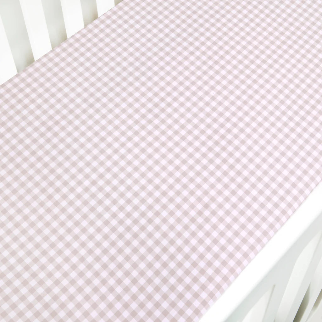 PICNIC CRIB SHEET - Gingham
