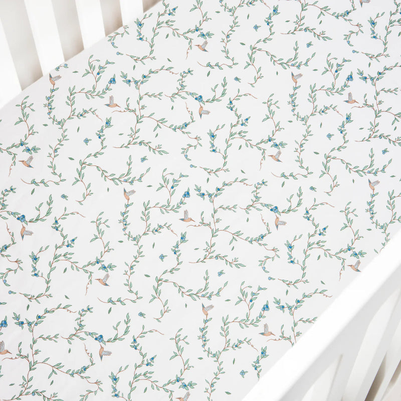 Crib Sheet - Garden Ivory