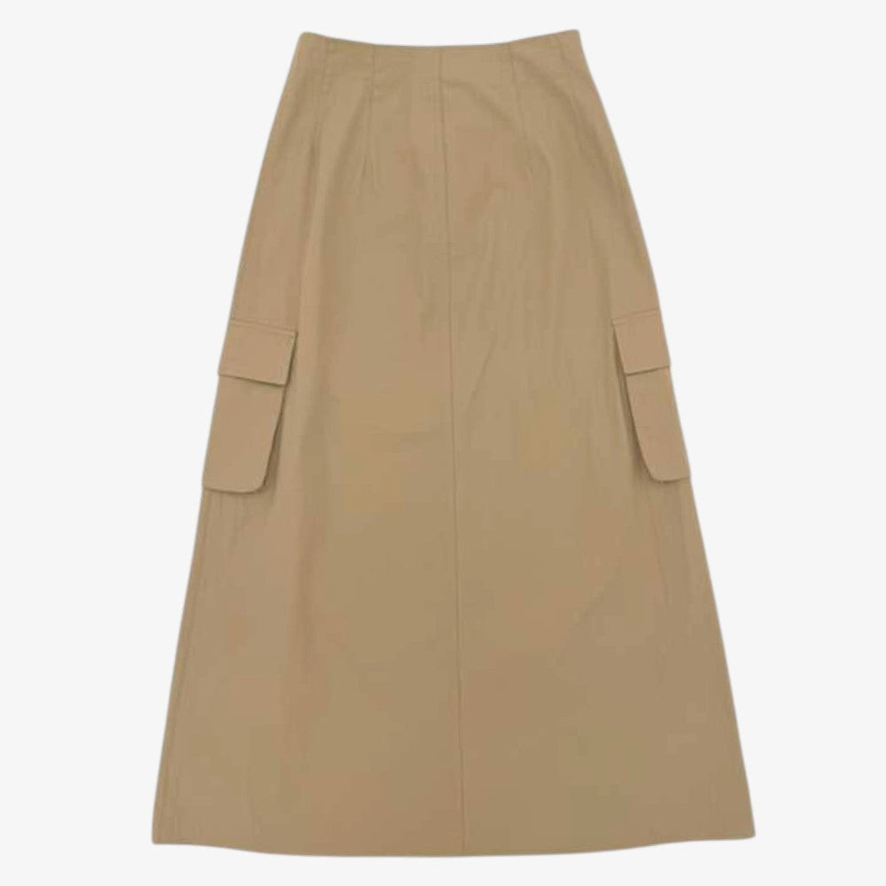 Cargo High Skirt - Beige