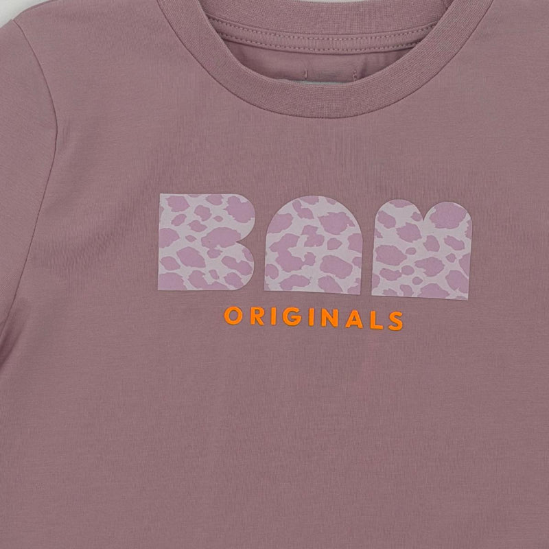 Leopard Logo LS T-Shirt - Pink
