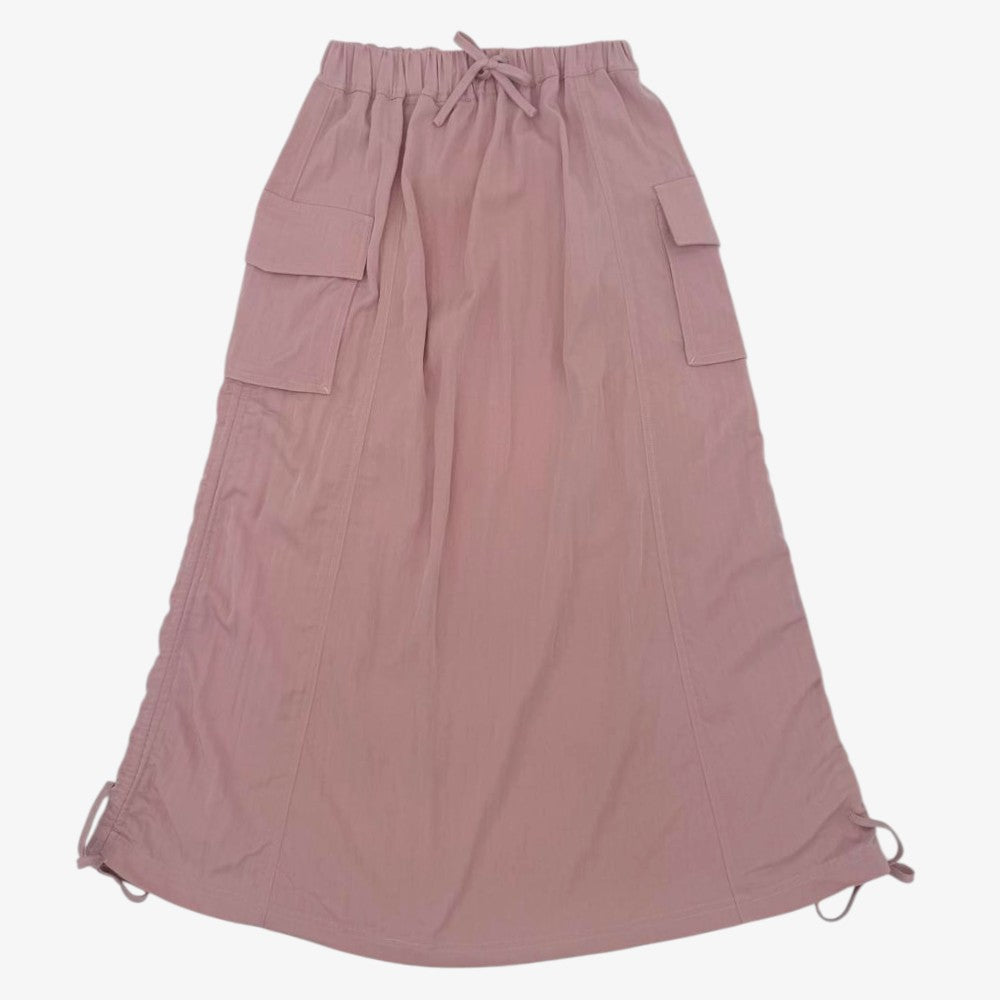 Wind Ruched Skirt - Pink