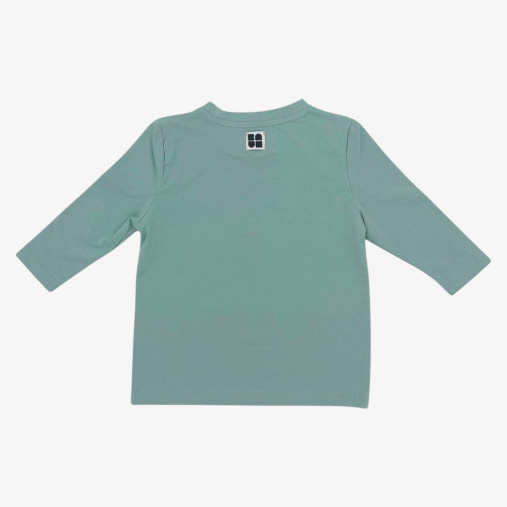 Leopard Logo LS T-Shirt - Mint