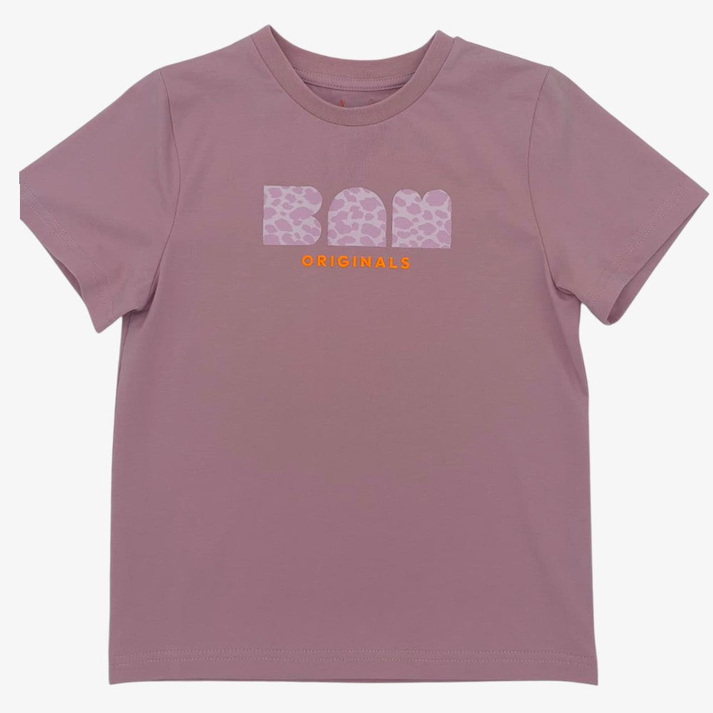 Leopard Logo SS T-Shirt - Pink