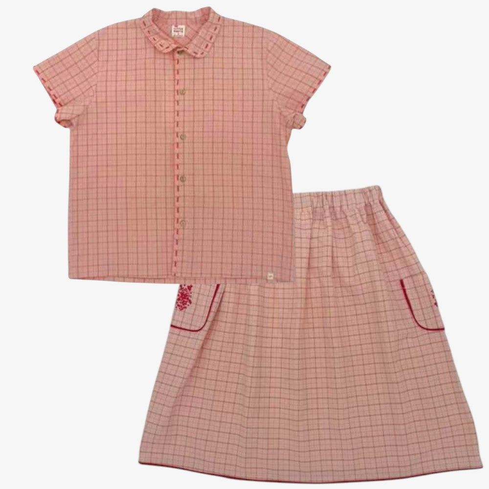 Alvaro Shirt And Skirt - Rose