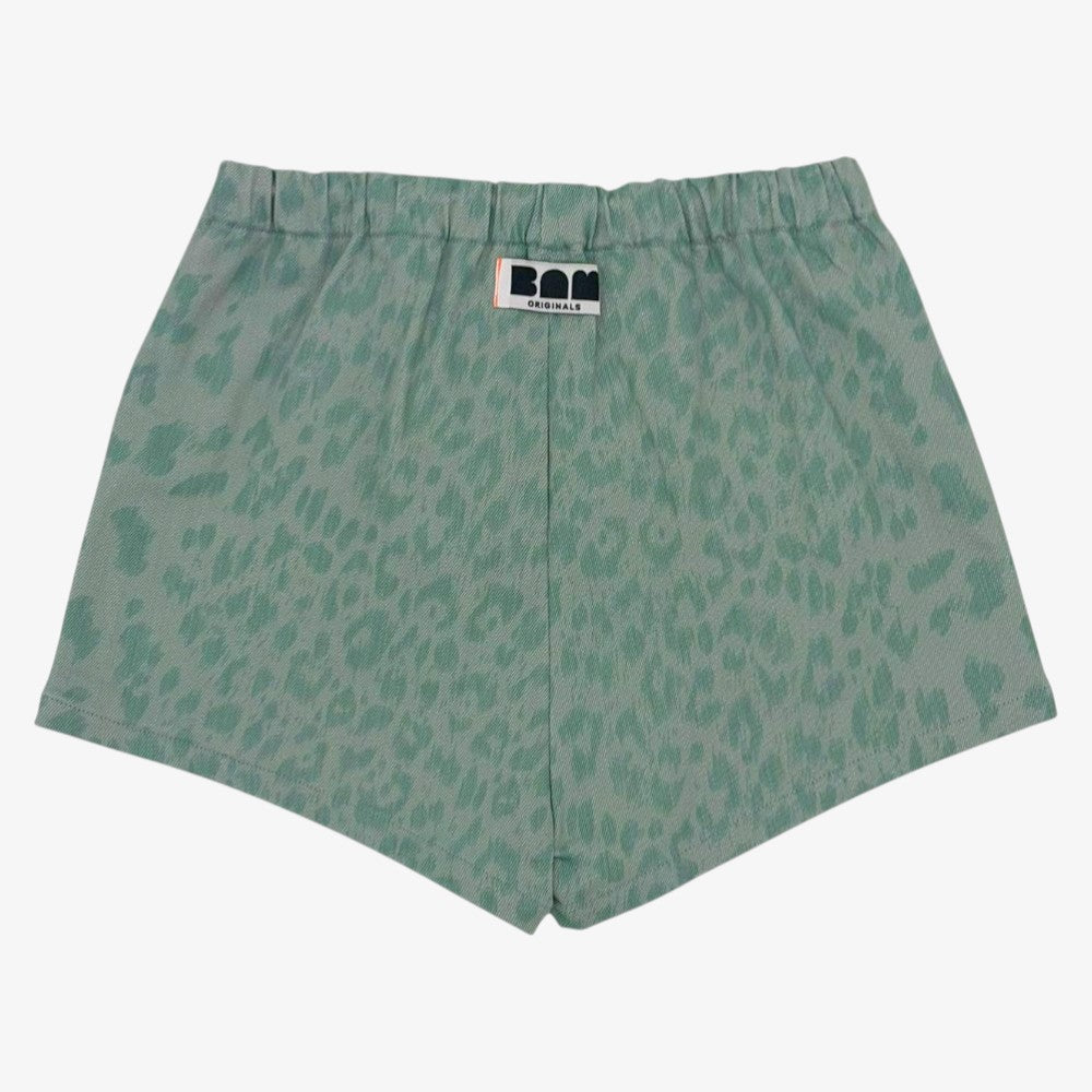 Leopard Shorts - Mint