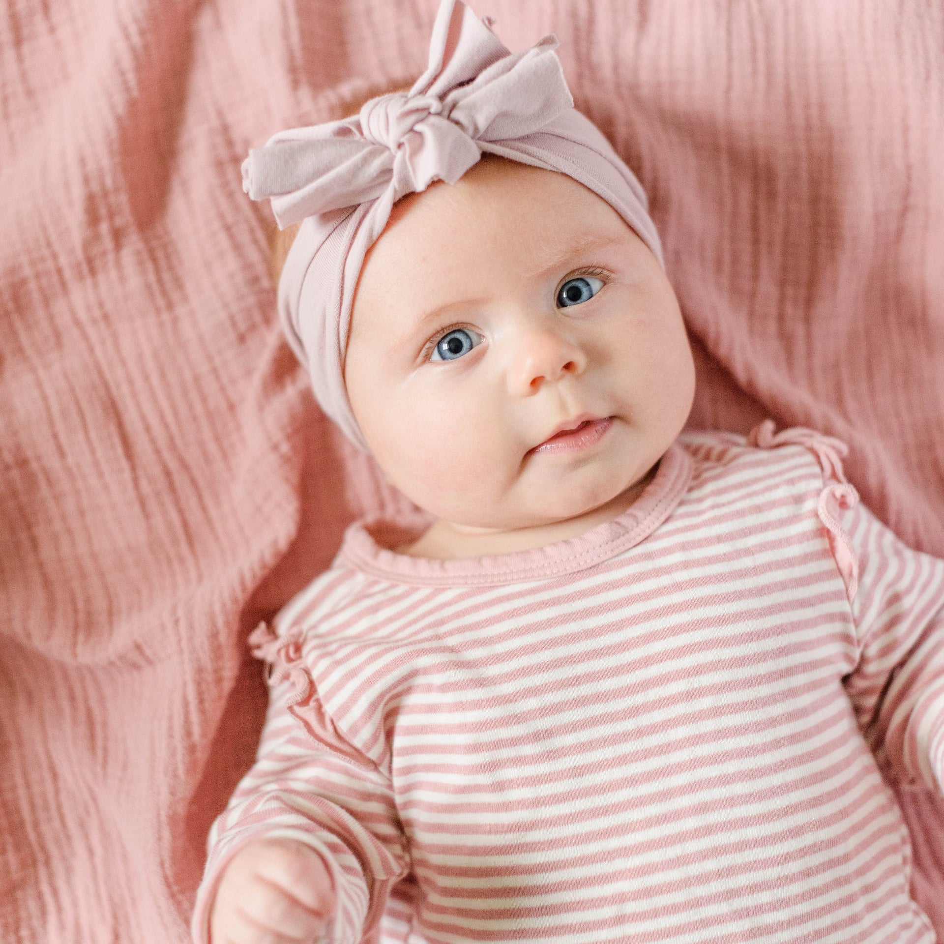 Muslin Swaddle 1 Pack - Dusty Rose