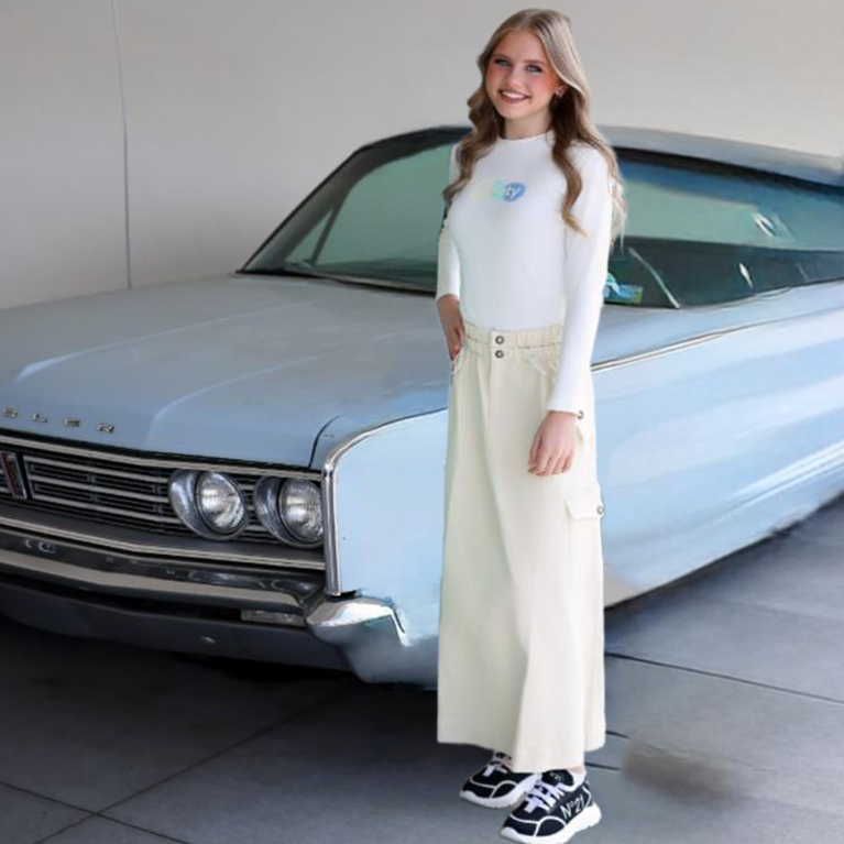 Pocket Skirt - Yellow