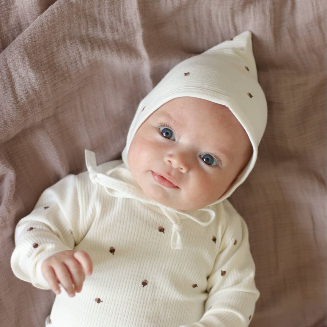 Muslin Swaddle 2 Pack - Taupe&pebble Grey