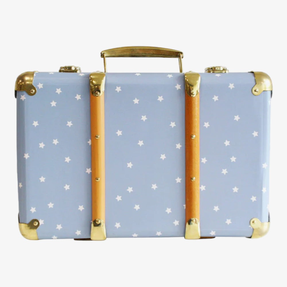 Mini Vintage Case - Blue Stars