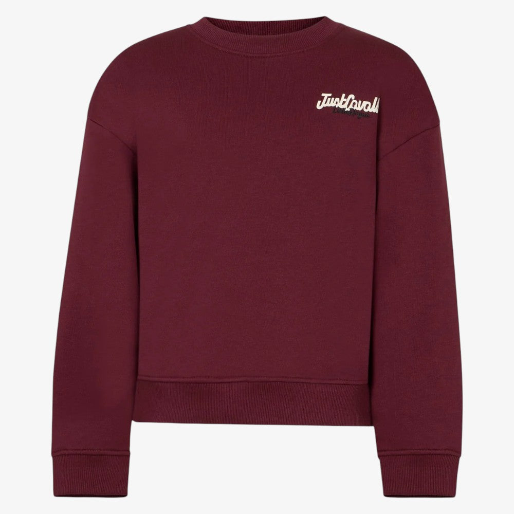 Script Logo Sweatshirt - Wine
