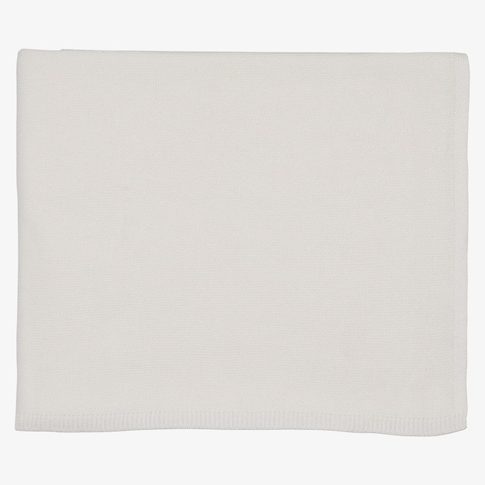Knit Blanket - Winter White