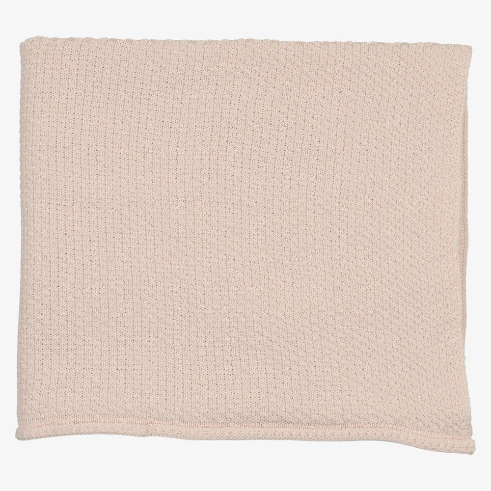Waffle Knit Blanket - Blush