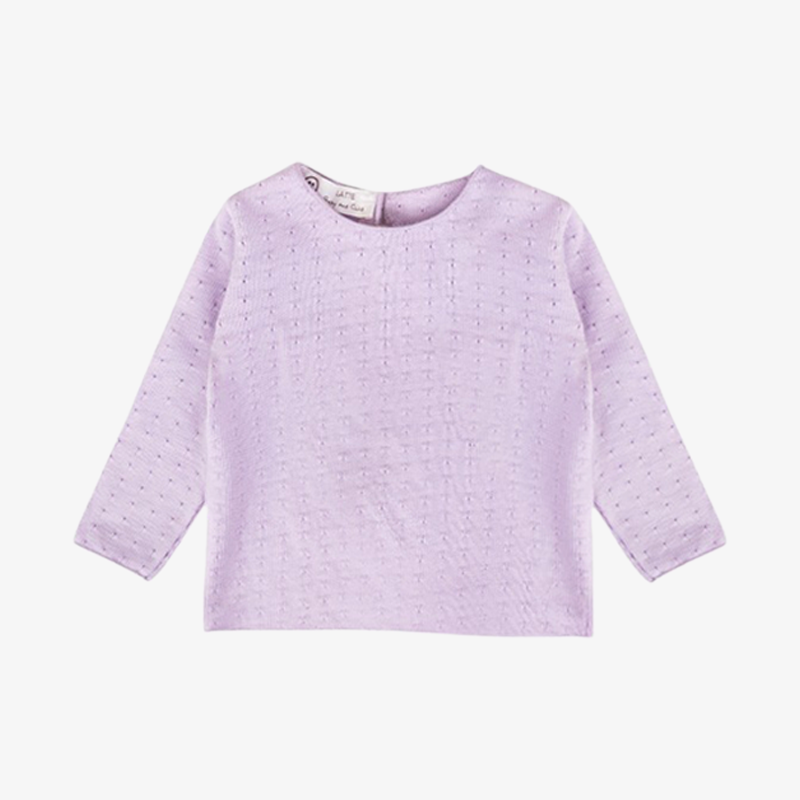 Shirt And Suspender Pants - Lavender