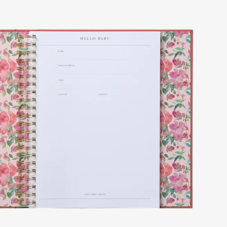 Birth To Five Years Baby Journal - Blush
